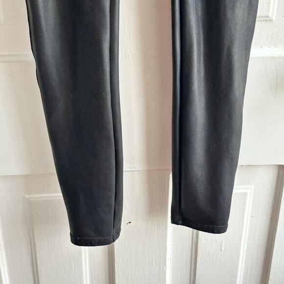 SPANX SPANXshape Faux Leather Leggings Black - Picture 5 of 9